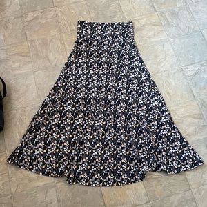 Lula Rue skirt Fall floral M